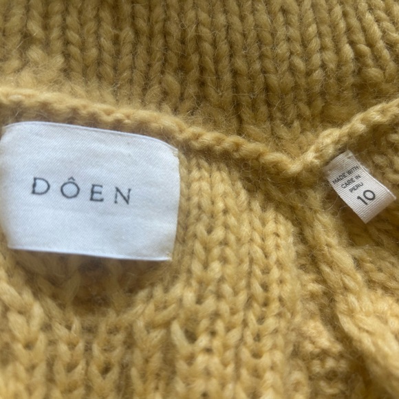 Doen Rive Cardigan in Chamomile NWOT - Picture 3 of 7